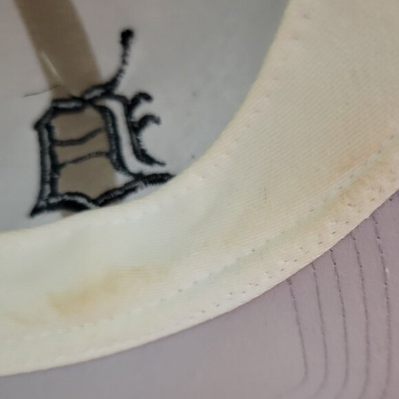 Detroit Tigers Baseball Hat sz 7 3/8 Tan Beige MLB Embroidered D Acrylic Wool - Picture 8 of 9